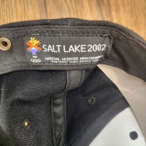 VTG 2002 Salt Lake City Olympic Winter Games Strapback Hat Cap Commemorative - Picture 11 of 11